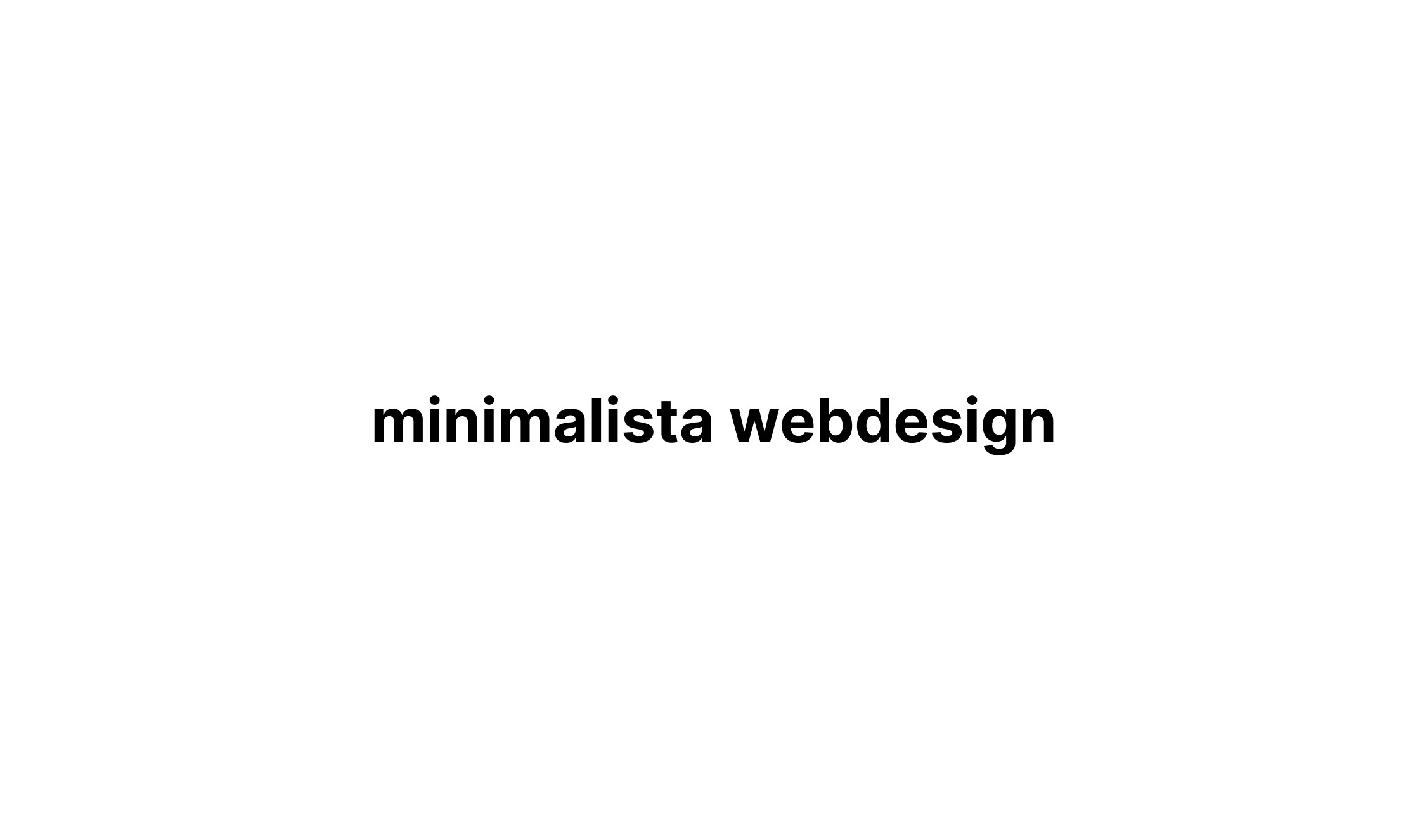 Miért hiszek a minimalista webdesignban
